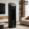 Energieeffizienter digitaler Mini-Turmventilator 2026 mit Touch-Steuerung